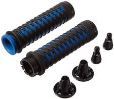 BRAIDED THROTTLE GRIPS BLACK/BLUE